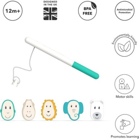 Matchstick Monkey Bathtime Fishing Game Antimicrobial Baby Bath Toy Easy To Grip Sensory Learning 12 Months Old 