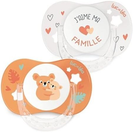 Luc Et Lea Comfort Birth Pacifiers Duo for 18 Months