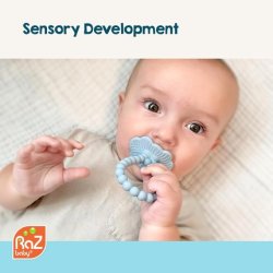 Razbaby Razberry Plus Baby Teether Easy to Hold Toy for Front & Back Teething
