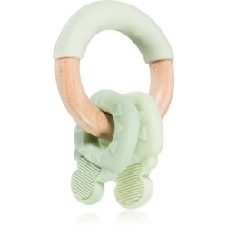 Kikkaboo Silicone And Wood Teether Keys Mint 1 Piece