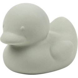 Nattou 100% Natural Rubber Bath Toy Duck BPA Free Silicone Green