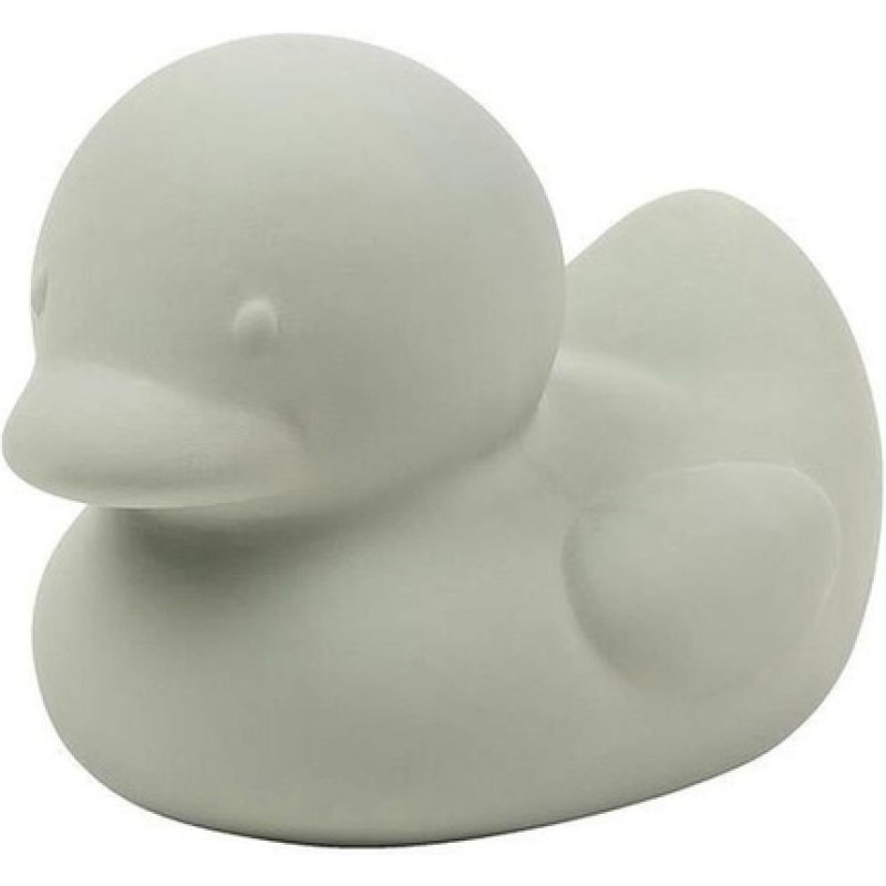 Nattou 100% Natural Rubber Bath Toy Duck BPA Free Silicone Green