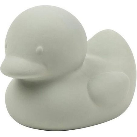 Nattou 100% Natural Rubber Bath Toy Duck BPA Free Silicone Green