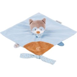 Nattou Jim and Bob Standard Doudou Cuddly Snuggle Cloth Comforter