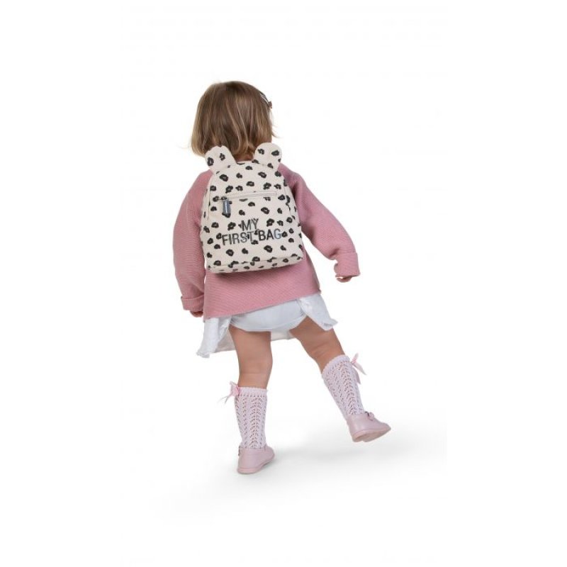 Childhome My First backpack Casual backpack Black, Pink Cotton, Nylon, Polyester