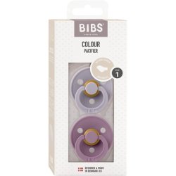 BIBS Colour Anatomical Soother BPA Free Dummy Pacifier Orthodontic Nipple Natural Rubber Latex Made in Denmark 0-6