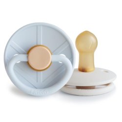 Frigg Little Viking Latex Pacifiers Natural Rubber BPA-Free - Pack of 2
