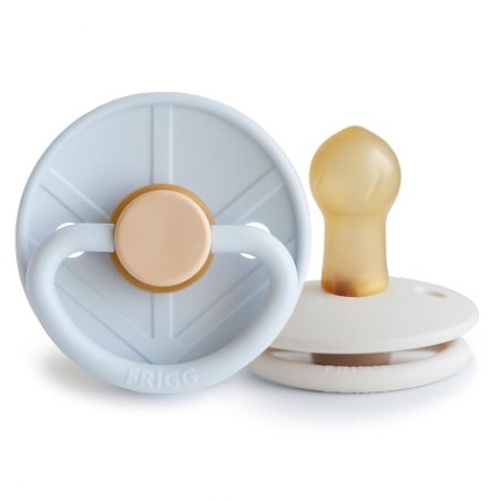 Frigg Little Viking Latex Pacifiers Natural Rubber BPA-Free - Pack of 2