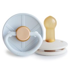 Frigg Little Viking Latex Pacifiers Natural Rubber BPA-Free - Pack of 2