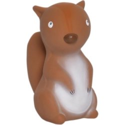 Tikiri Rattle Squirrel Junior 10 Cm Rubber Brown