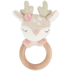 Bieco Baby Rattle Cute Bear Crochet 8cm Diameter 14cm Length