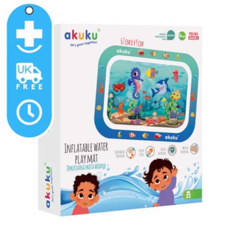 Large Inflatable Baby Water Play Mat Akuku Infant Toddler Sensory Activity Pad