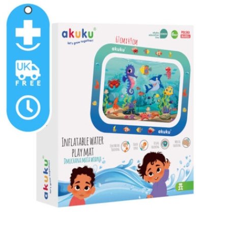 Large Inflatable Baby Water Play Mat Akuku Infant Toddler Sensory Activity Pad