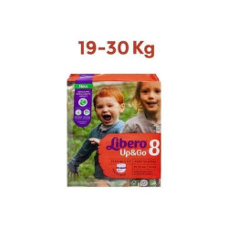 Essity Italia Libero Up & Go Diaper Pants Size 8 For 1930 Kg 14 Diapers