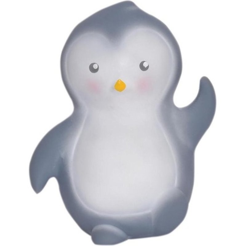 Tikiri: My First Polar Animal / Penguin 11cm, In Natural Rubber, With Bell, With Hanging Card, 0 