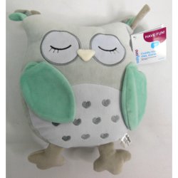 Babyono Sofia Owl Stuffed Animal Toy Cuddly Multicolor