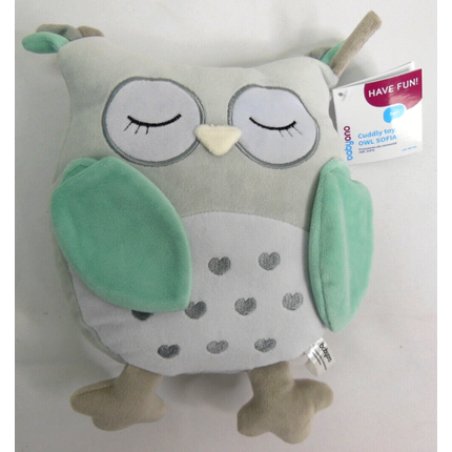 Babyono Sofia Owl Stuffed Animal Toy Cuddly Multicolor