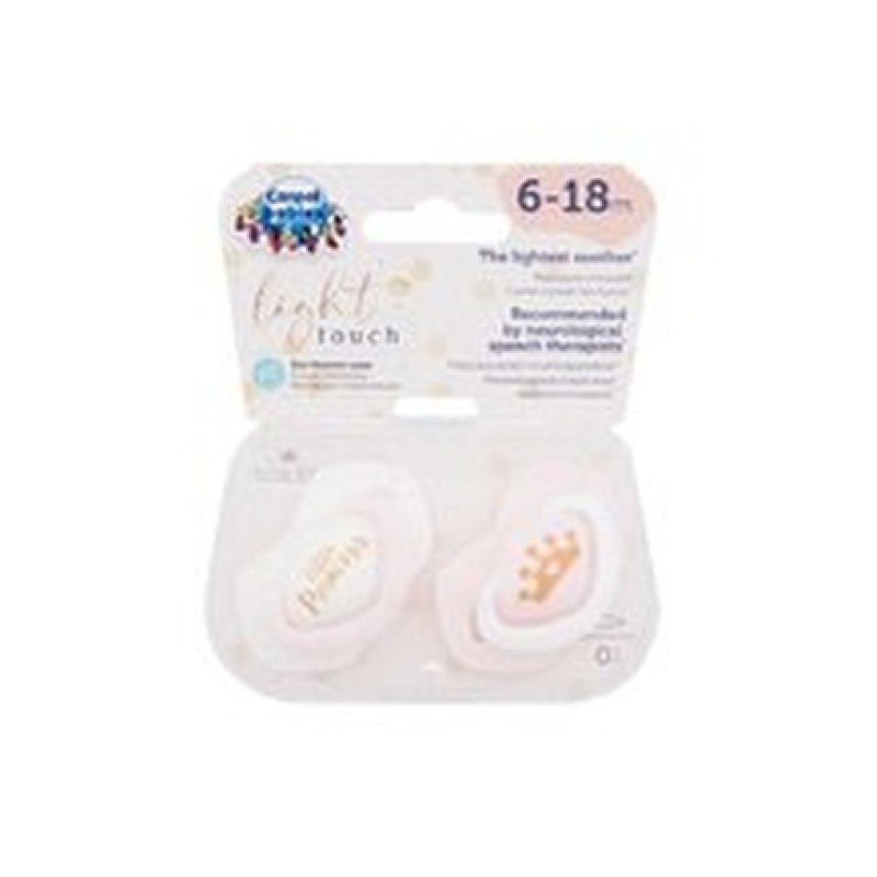 Canpol Babies Royal Baby Light Touch Little Princess Pacifier 06 Months