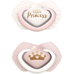 Canpol Babies Royal Baby Light Touch Pacifier Little Princess 618m 2szt K