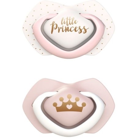 Canpol Babies Royal Baby Light Touch Pacifier Little Princess 618m 2szt K