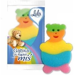 Teddy Design Multicolor Children's Washcloth Sponge
