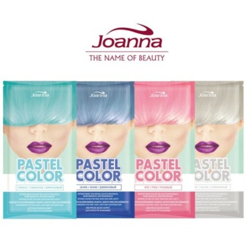 Joanna Pastel Color Temporary Hair Colour Shampoo Semi-Permanent Dye Sachet 35g