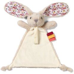 Babyono Cuddly Toy With Dummy Holder Rabbit Milly For 0 Months And Up