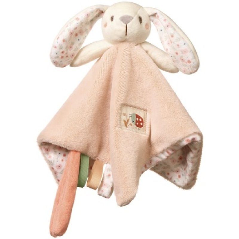 Babyono Have Fun Baby Bunny Doudou With Rattle 1 Piece