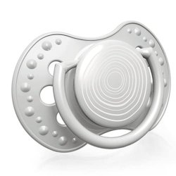 Lovi Pacifier 0-3 Months, Silicone, Bpa-Free, Hygienic Protective Cover, Harmony