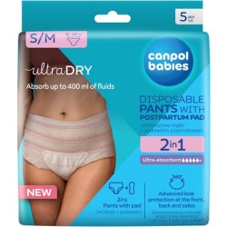 Canpol Babies Disposable Underpants 2in1 with Postpartum Primer