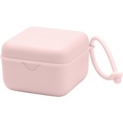 BIBS Dummy Box with Elastic Band Sterilizer Box for Dummies 100% BPA Free Material Blossom