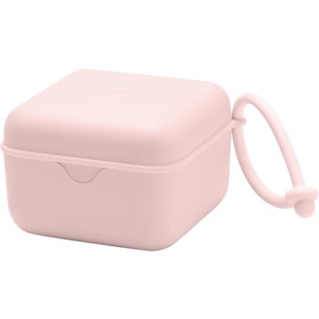BIBS Dummy Box with Elastic Band Sterilizer Box for Dummies 100% BPA Free Material Blossom