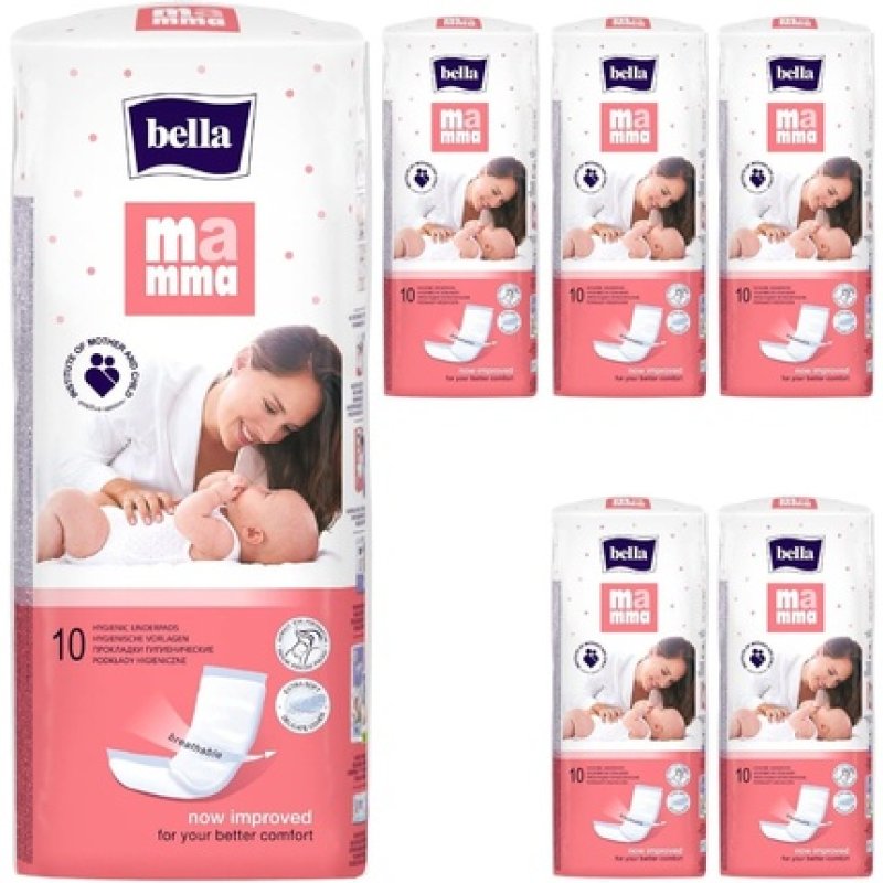 Bella Mamma Vlieswindeln Soft Pads for Postpartum Women 10 Diapers
