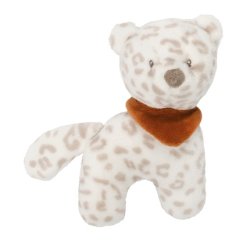Nattou Soft Toy Rattle Snow Leopard Jungo 20cm - Vegan