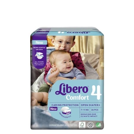 Libero Comfort T4 Diapers 26 Units