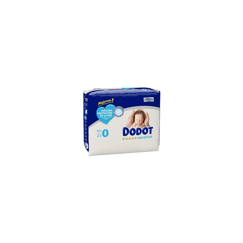 Dodot Dodot Sensitive R Newborn 025 Kg 24 Units
