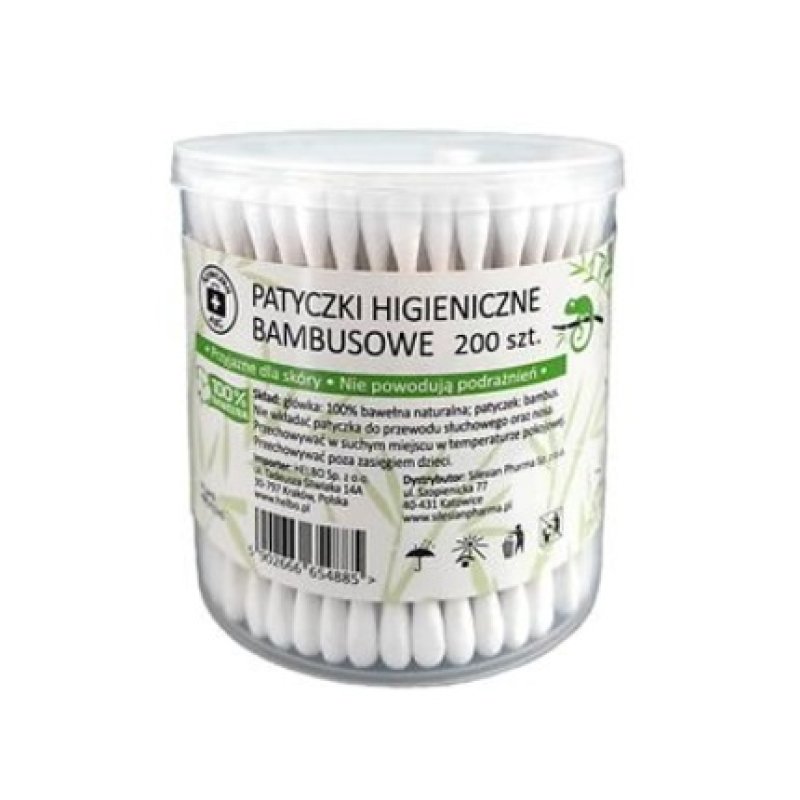 Apteczka Abc Bamboo Cotton Swabs 200 Pieces