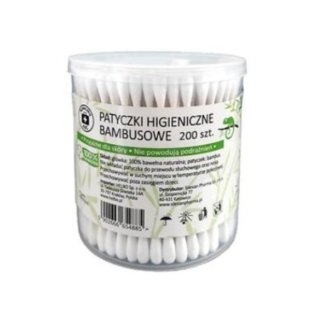 Apteczka Abc Bamboo Cotton Swabs 200 Pieces