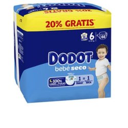 Dodot Stages Size 6 Diapers For Babies Weighing 13-18 Kg, 66 Units