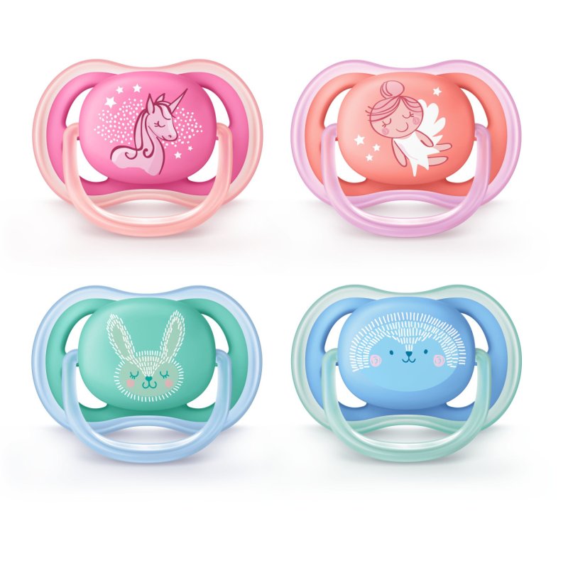 Philips Avent Scf344/23 Pacifier Ultra Soft Pacifier, Orthopedic, Silicone
