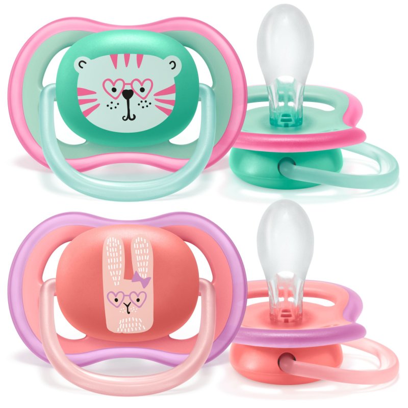 Philips Avent Scf349/15 Ultra Air Dummy 18 Months, Breathable Orthodontic, Bpa