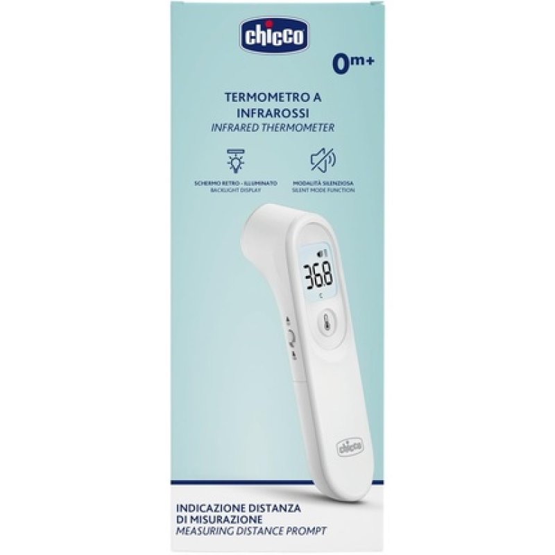 Chicco Yt1 Infrared Thermometer With Backlit Display And Silent Mode