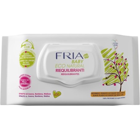 Fria Baby Ecocert Softness Wipes with Lid 80 Wipes