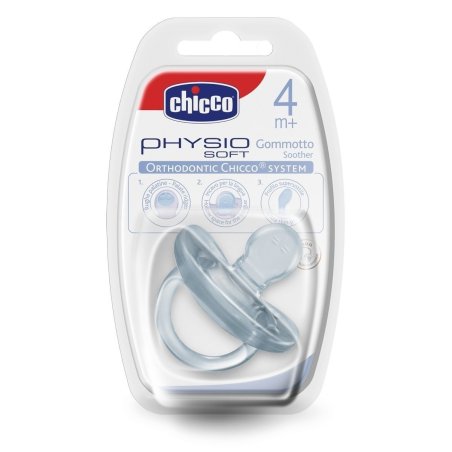 Chicco Physio Soft Tétine pour bébé à libre flux Silicone Transparent