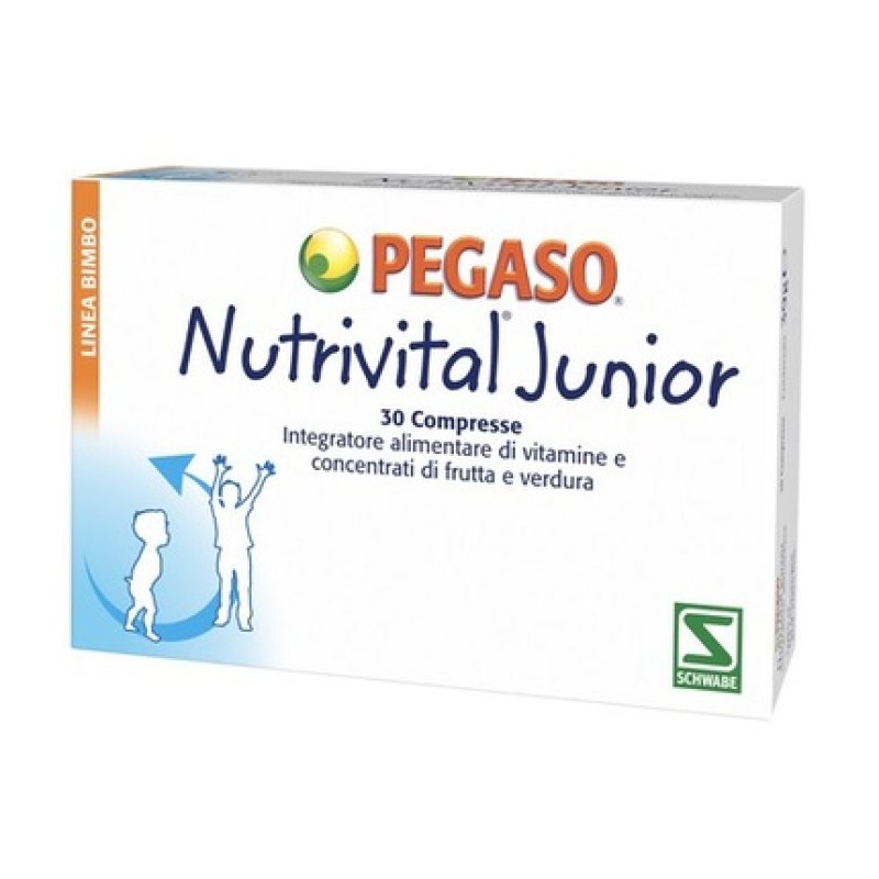 Schwabe Pharma Pegaso Nutrivital Junior Dietary Supplement 30 Tablets
