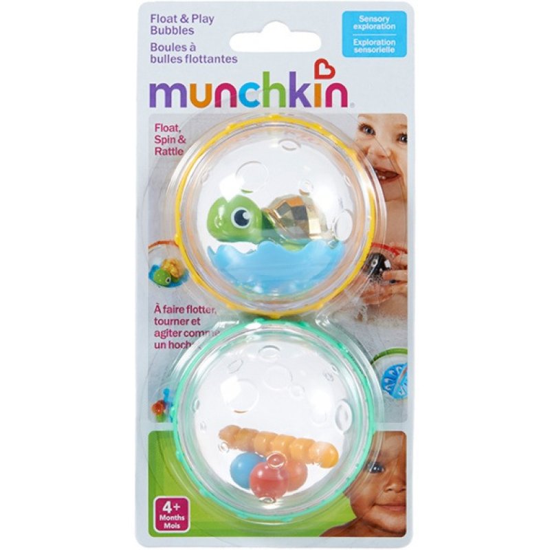 Munchkin Float and Play Bubbles Bath Toy 2 Count