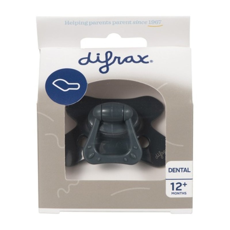 Difrax Dental Pacifier Semi Filled 12