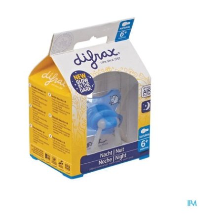 Difrax Natural Night Glow Pacifier 6 Months
