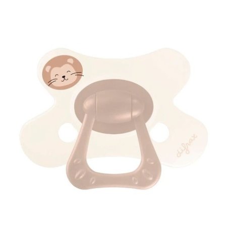Difrax Natural Pacifier Little Venture 12 Months Little Brown Lion