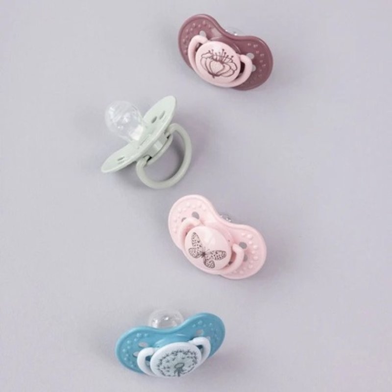 Difrax Dynamic Pacifier Botanical 0-3 Months Assorted